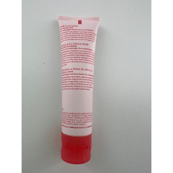 Mary Kay Pink Clay Mask 1.2oz Skincare Anti-aging Face Quality Dry Oily Skin New - Picture 2 of 2